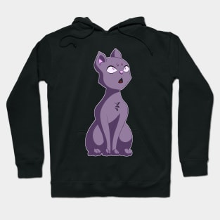 Meowing cat Hoodie